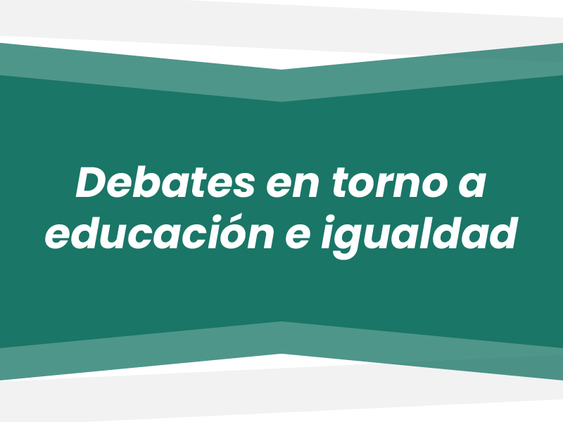 Debates actuales a 20 años de la publicación de los libros “Igualdad y Educación: escrituras entre dos orillas” y “Pensar la escuela más allá del contexto”