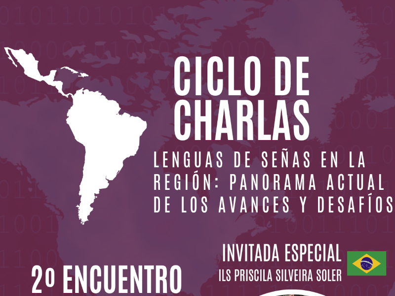 Ciclo de charlas Lenguas de señas en la región