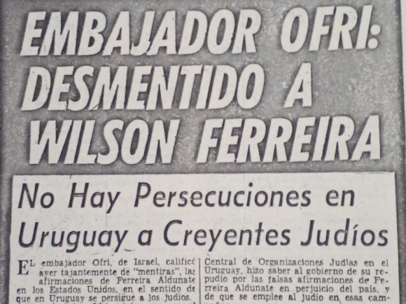 «La dictadura uruguaya e Israel: colaboración íntima y contradicciones»