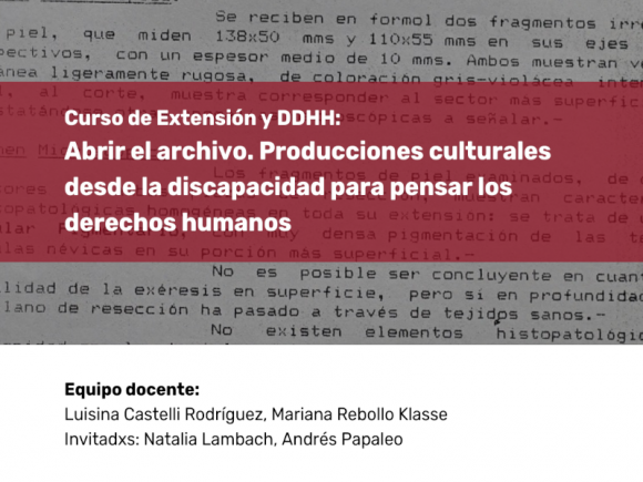 Curso de Extensión en DDHH