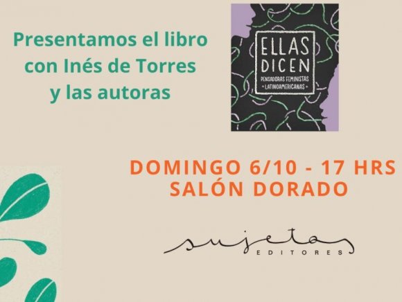 Presentación del libro «Ellas dicen. Pensadoras feministas latinoamericanas»