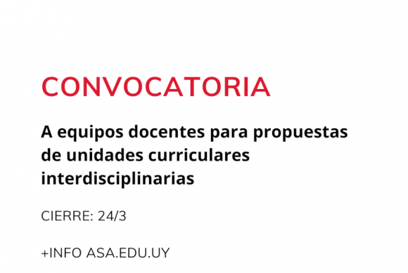 Unidades curriculares interdisciplinarias del ASA